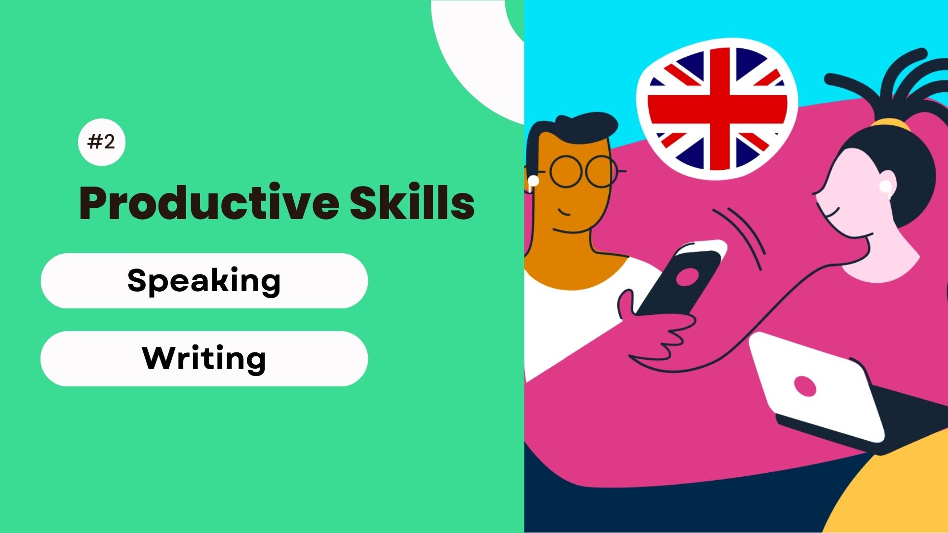 #2 Productive Skills — Speaking, Writing