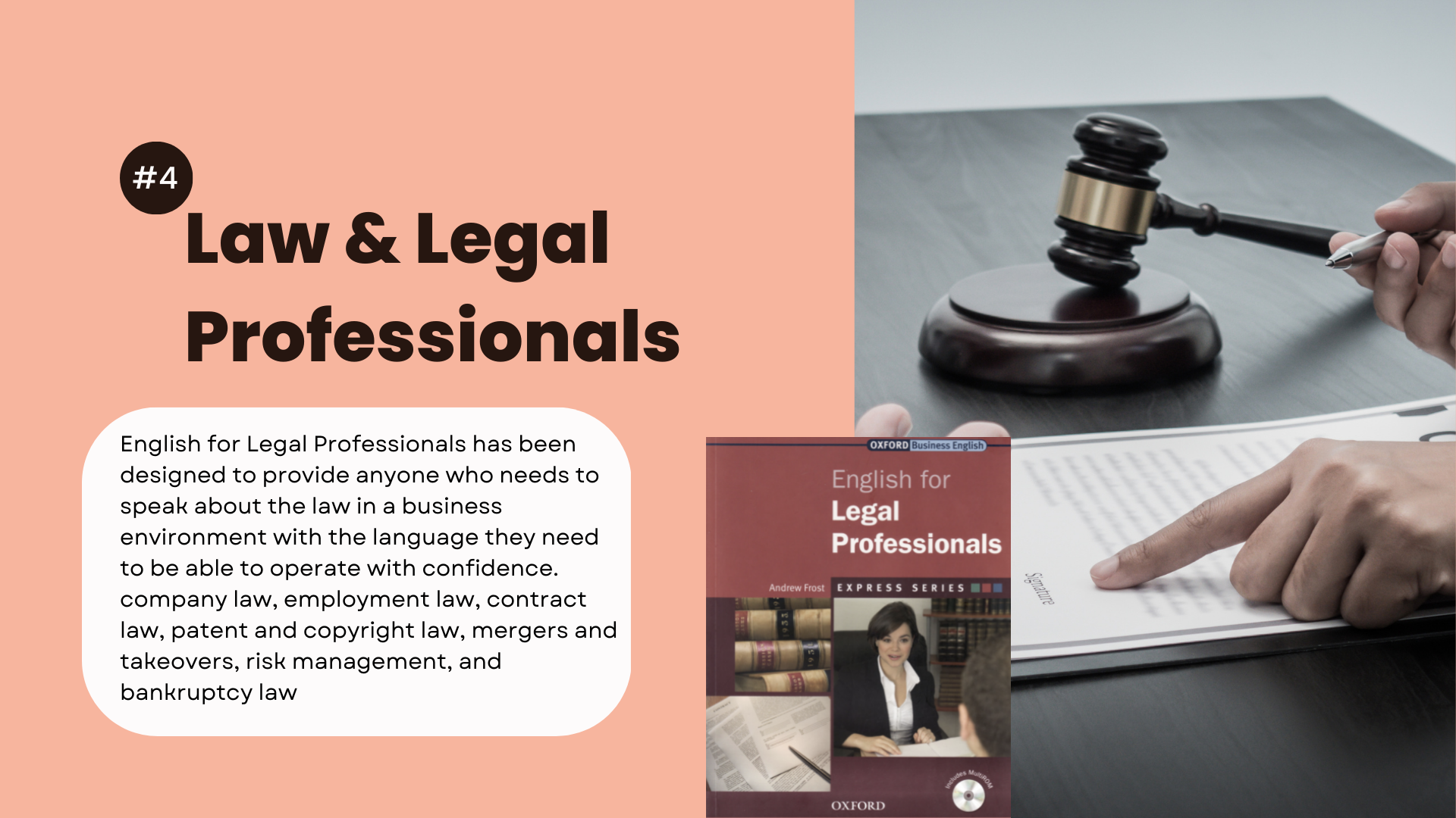 #4 Law & Legal Professionals